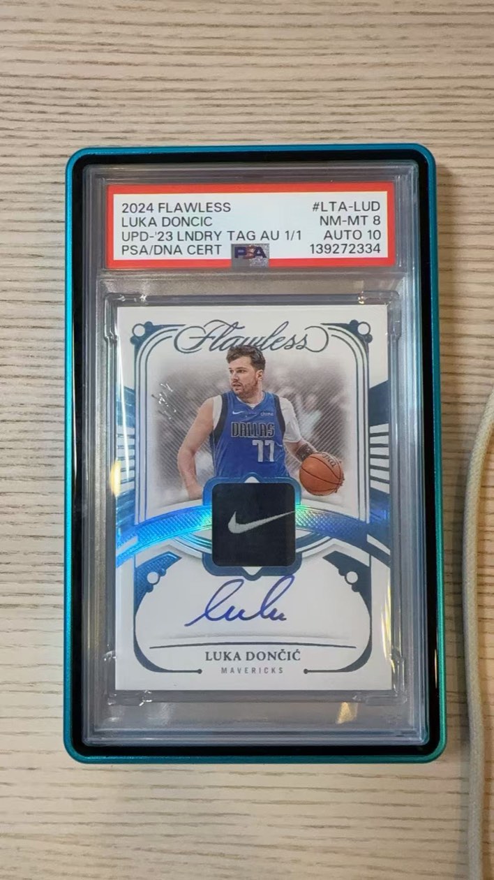 Luka Doncic — Laundry tag autograph 1/1, 2024 Flawless
