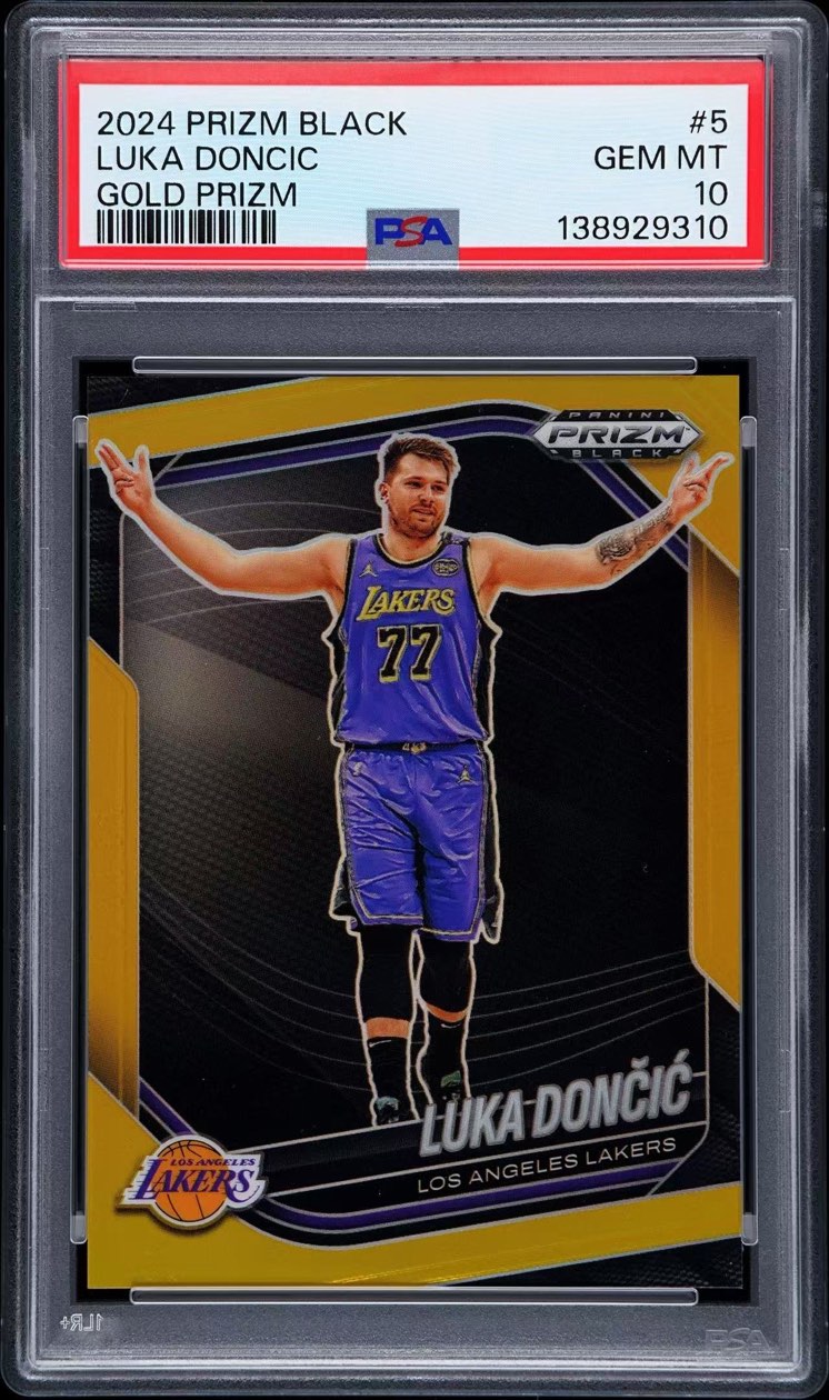 Luka Doncic — Gold Prizm, 2024 Prizm Black