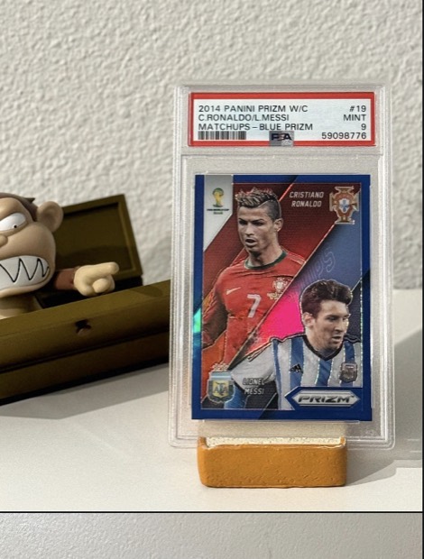 Ronaldo / Messi — Matchups Blue Prizm, 2014 Prizm World Cup